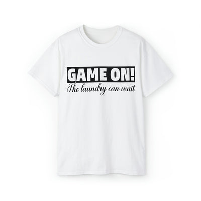 GAME ON! THE LAUNDRY CAN WAIT
