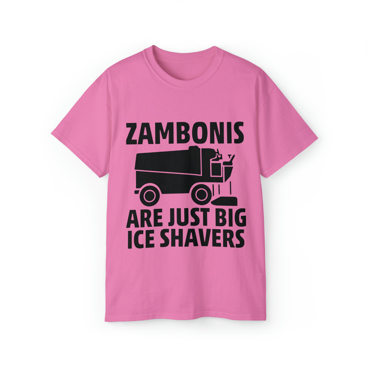 ZAMBONIS ARE JUST BIG ICE SHAVERS