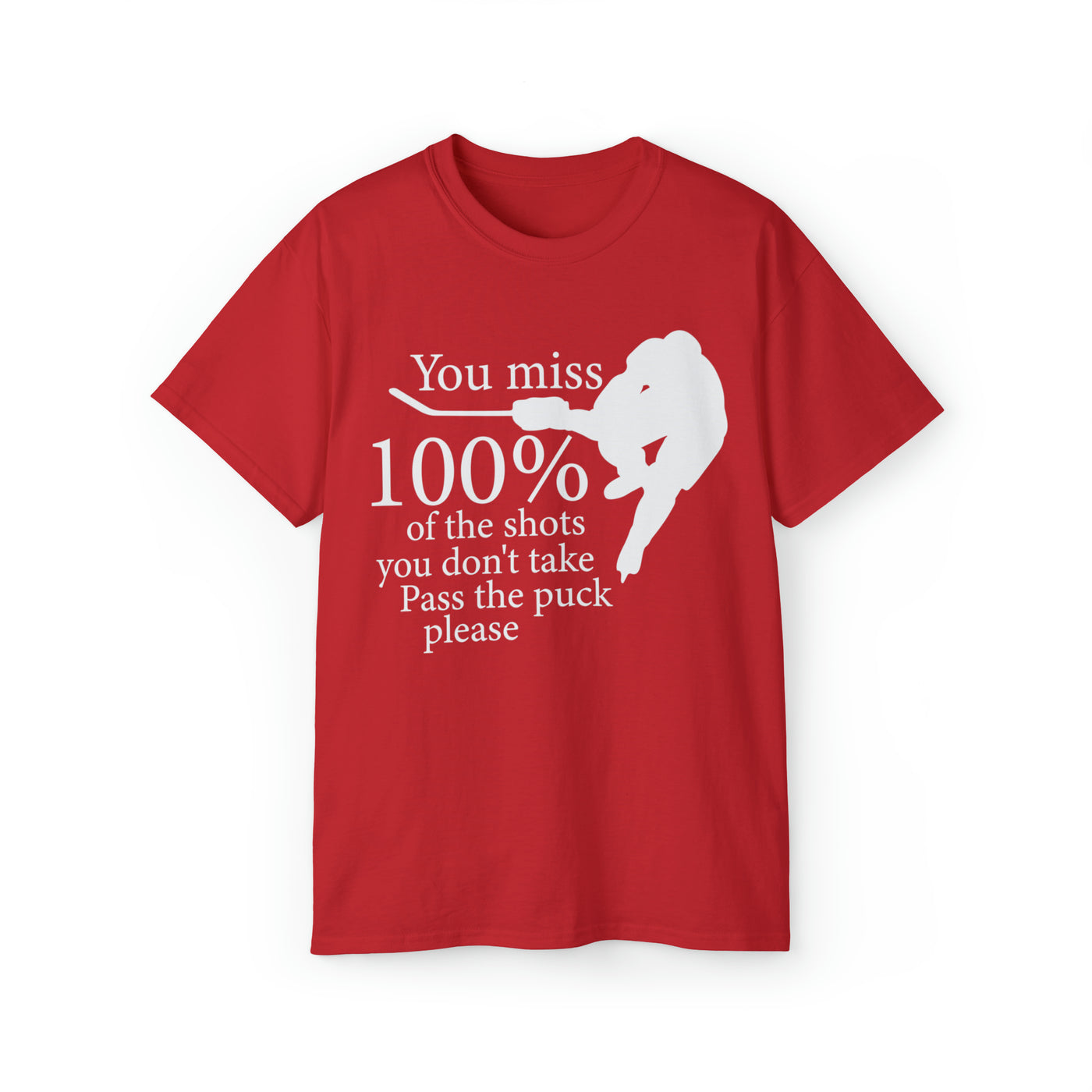 YOU MISS 100% OF THE SHOTS