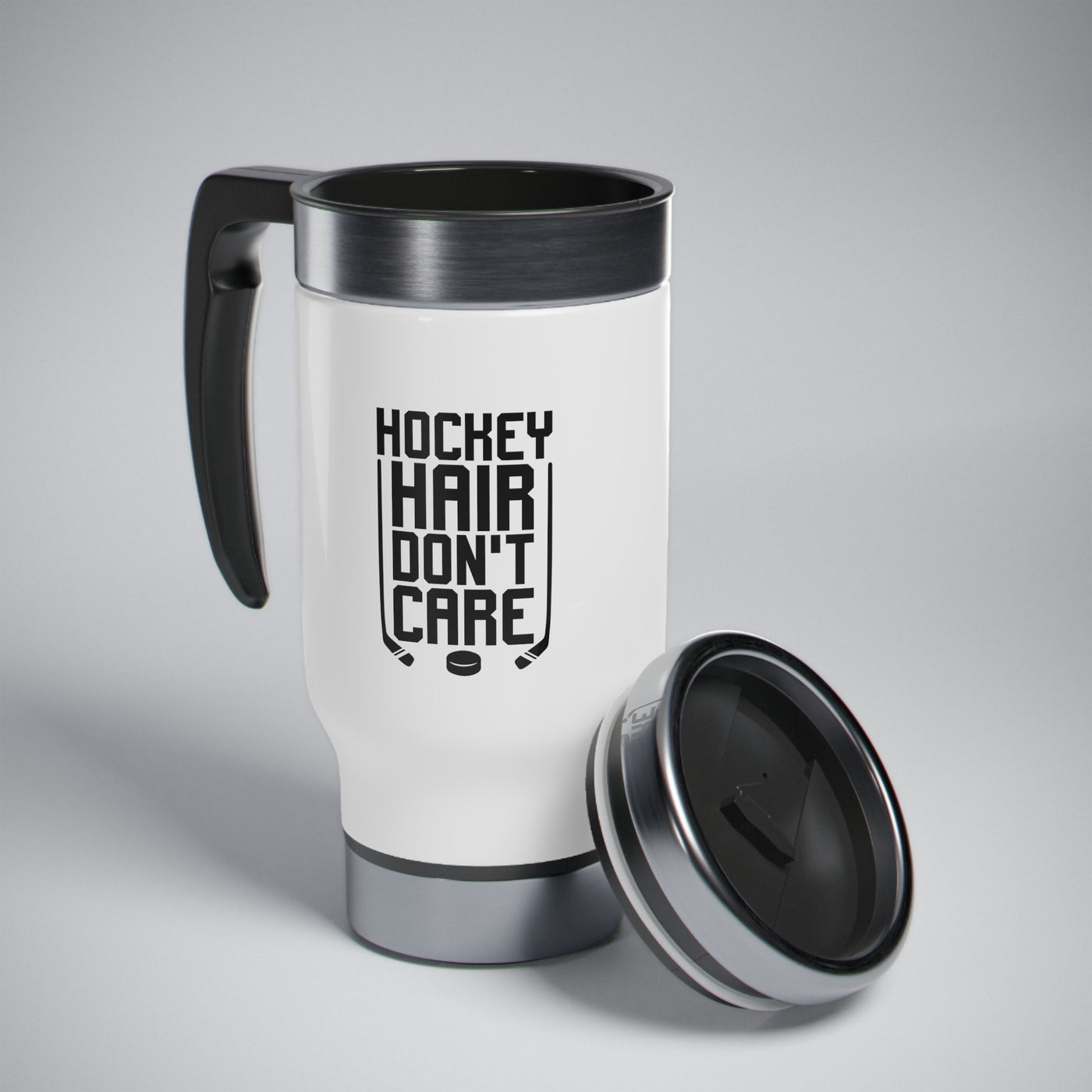 HOCKEY HAIR DON'T CARE_TRAVEL MUG