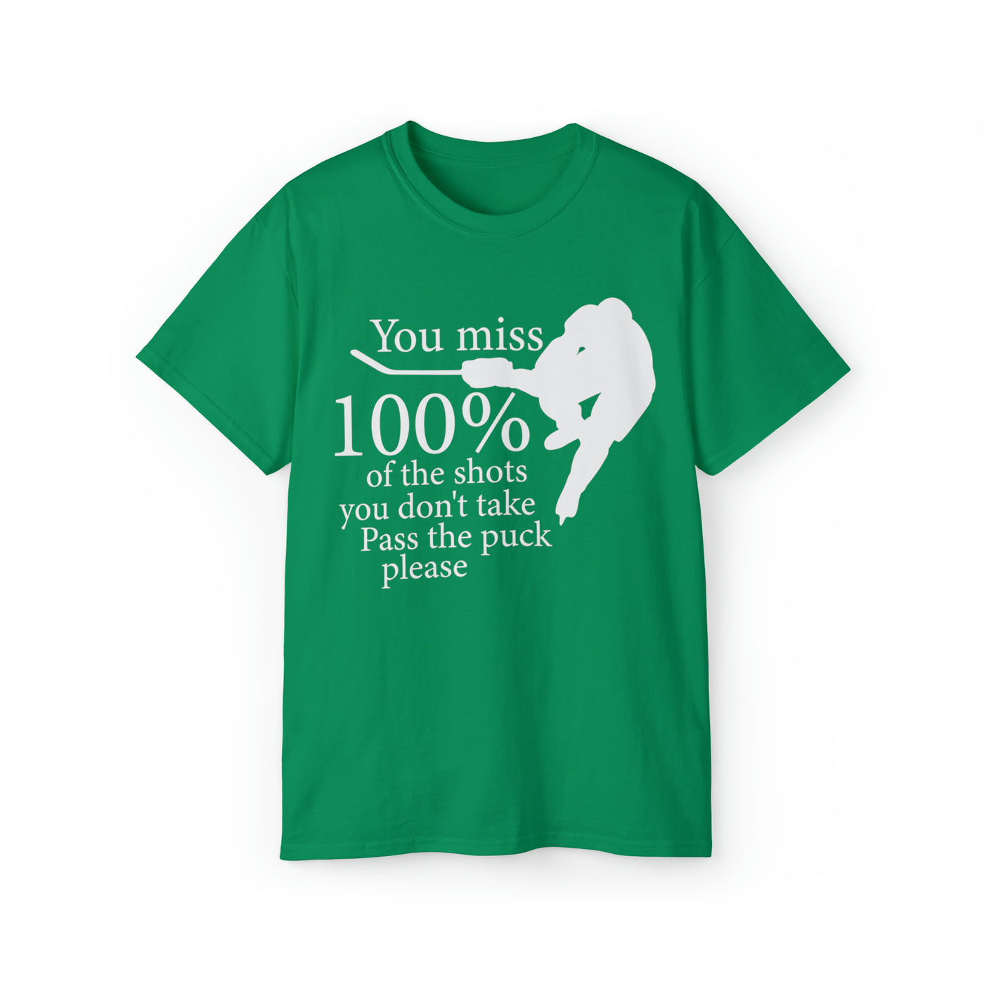 YOU MISS 100% OF THE SHOTS