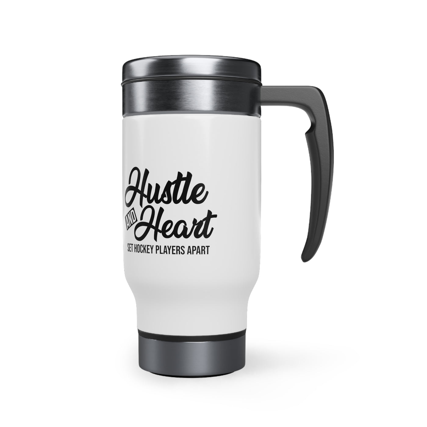Hustle and heart set hockey players apart_Travel Mug