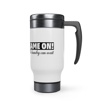 Game on! The Laundry can wait_Travel Mug
