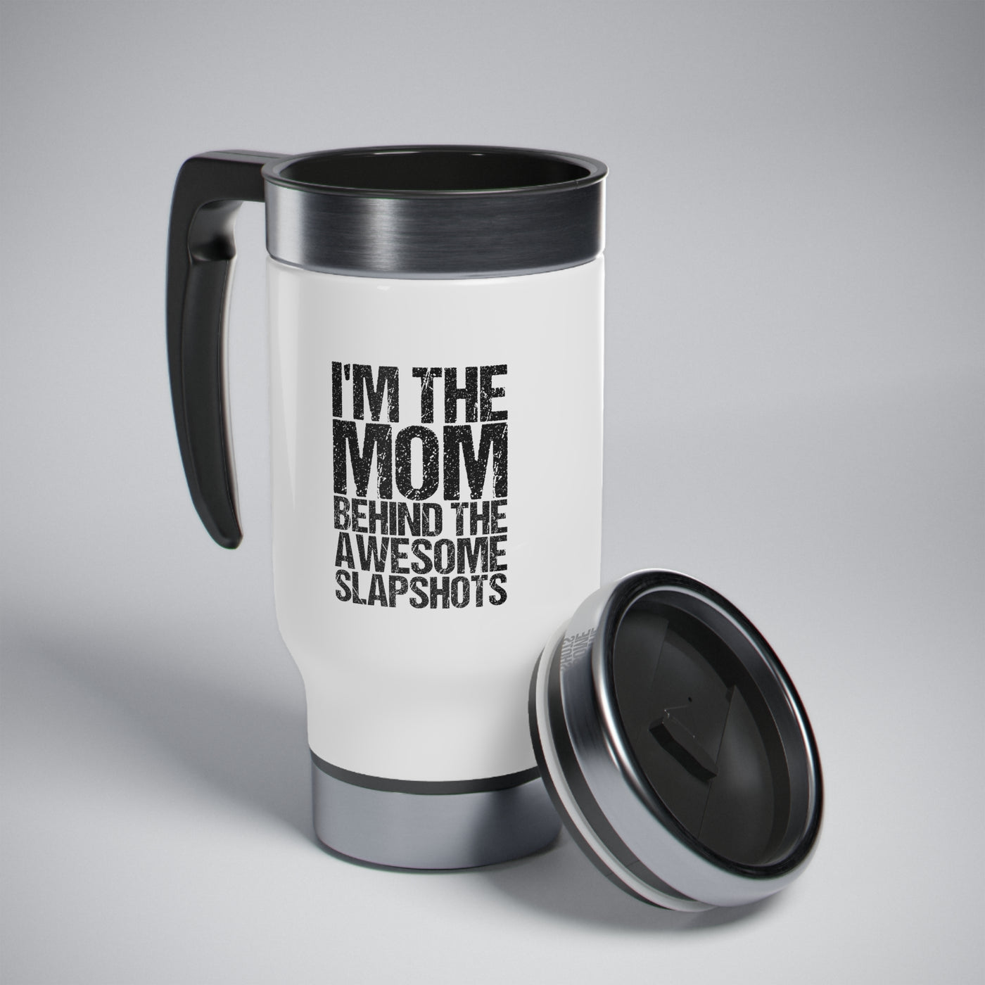 I'M THE MOM BEHIND THE AWESOME SLAPSHOTS_TRAVEL MUG