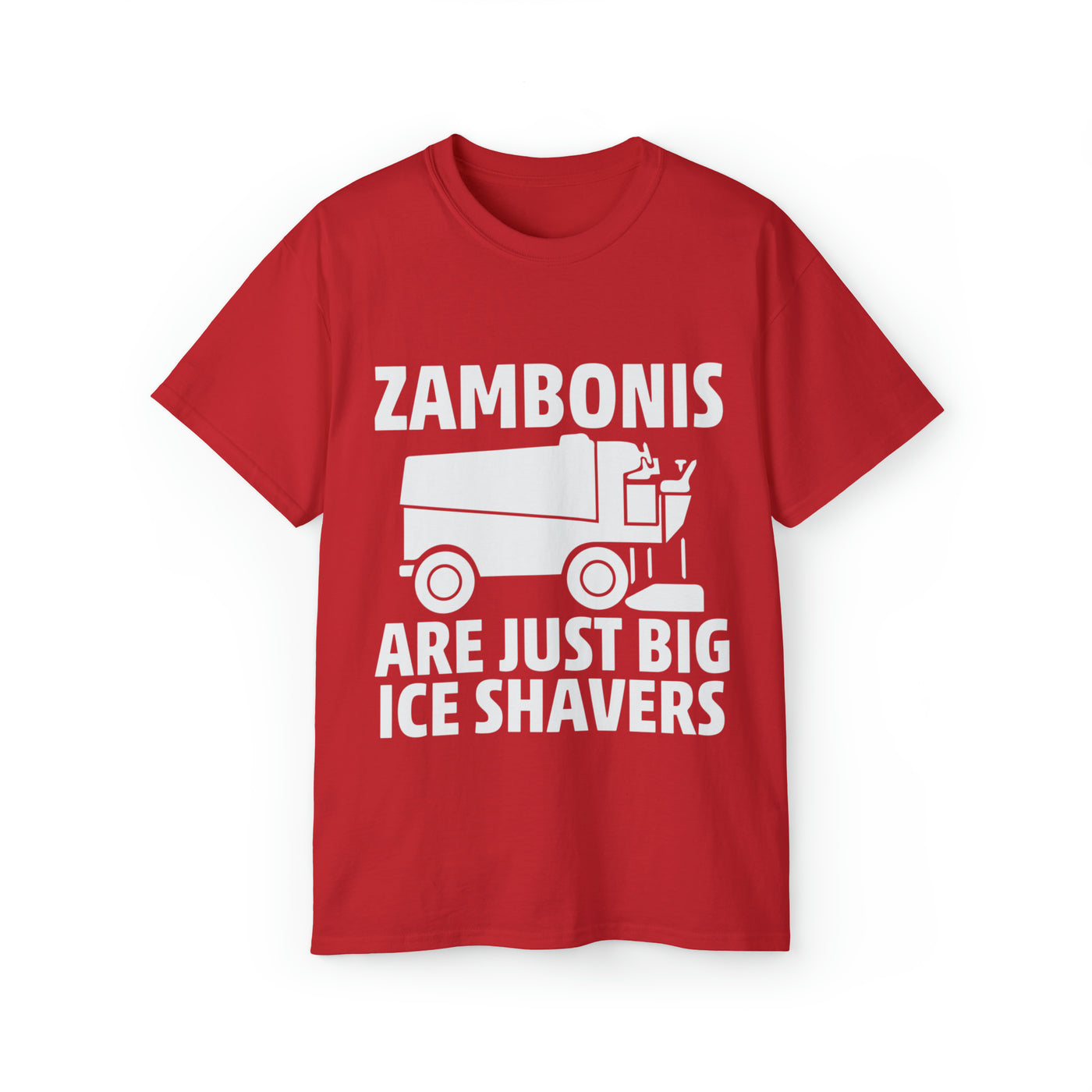 ZAMBONIS ARE JUST BIG ICE SHAVERS