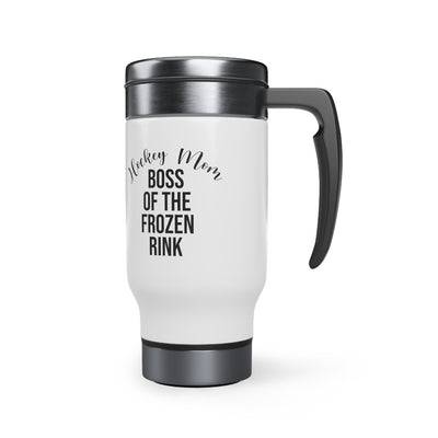 Hockey mom boss of the frozen rink_Travel Mug