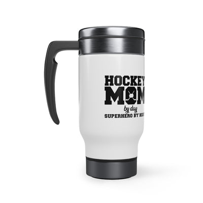 HOCKEY MOM BY DAY SUPERHERO BY NIGHT_TRAVEL MUG