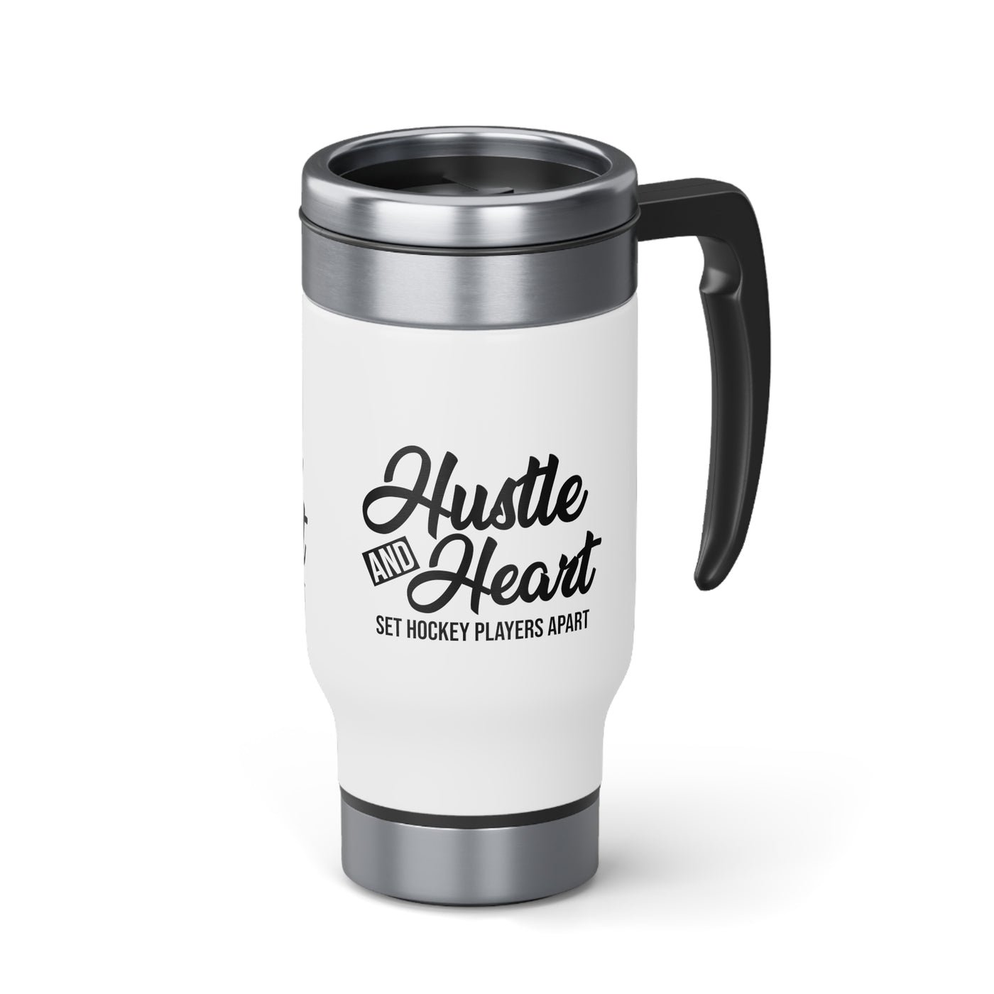 Hustle and heart set hockey players apart_Travel Mug