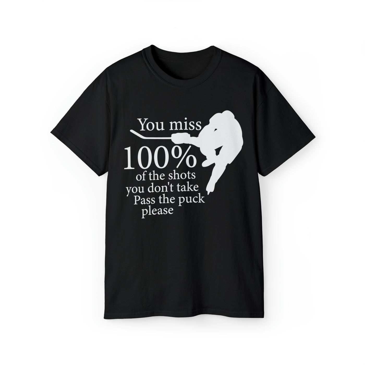 YOU MISS 100% OF THE SHOTS