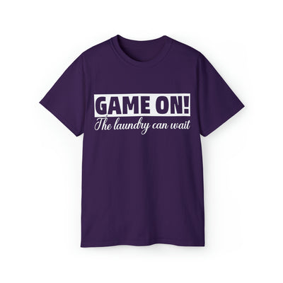 GAME ON! THE LAUNDRY CAN WAIT