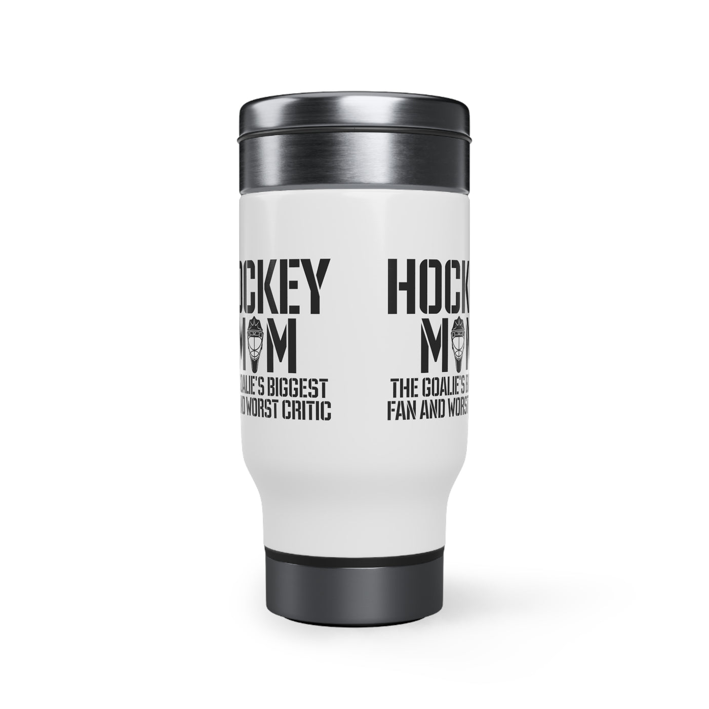 The goalie's biggest fan and worst critic_Travel Mug