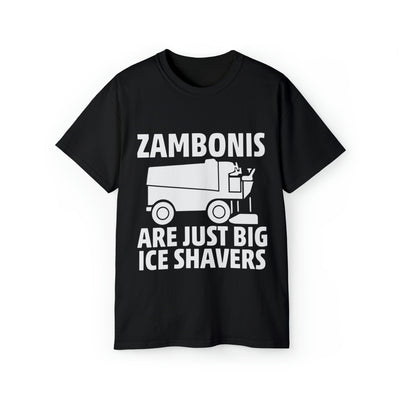 ZAMBONIS ARE JUST BIG ICE SHAVERS