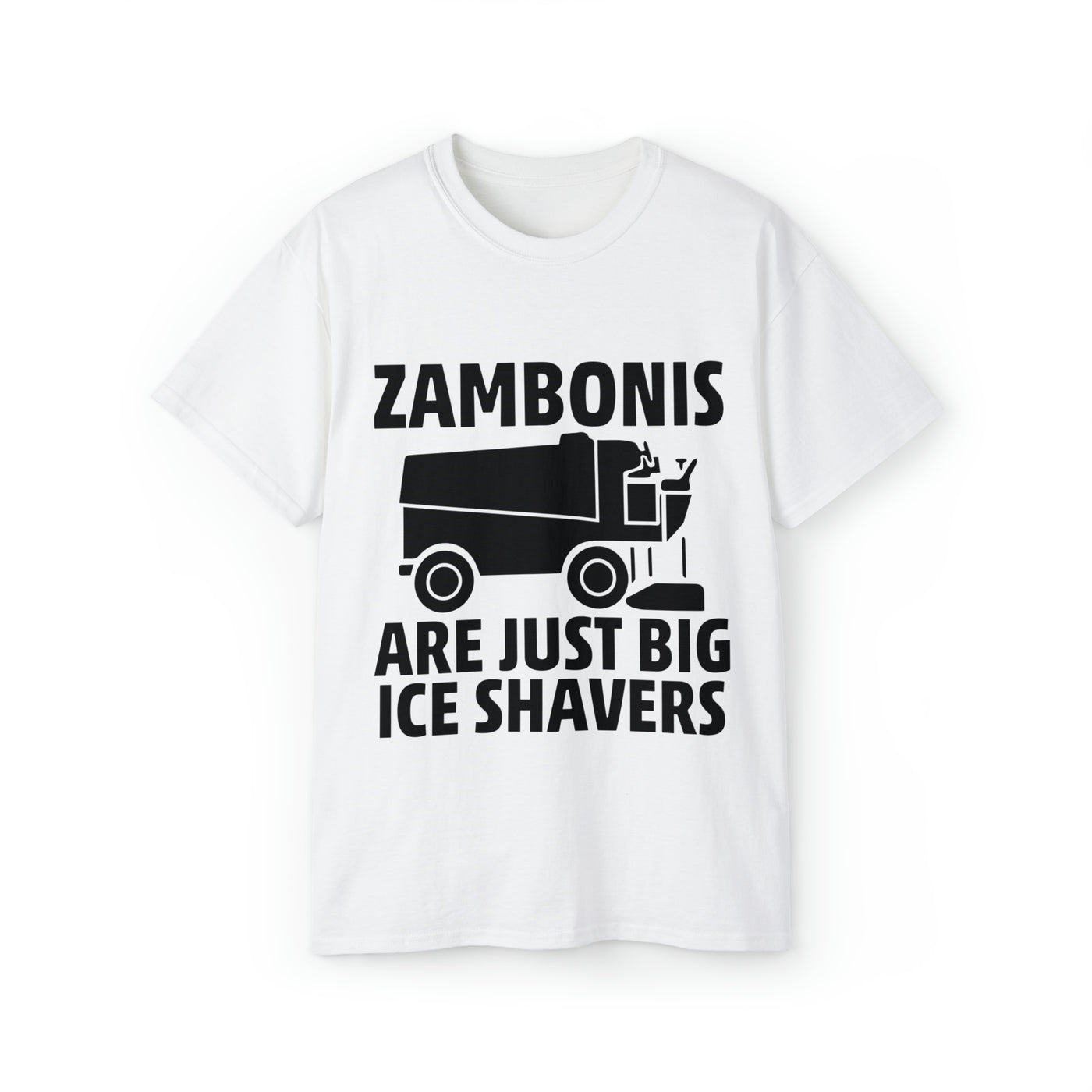 ZAMBONIS ARE JUST BIG ICE SHAVERS