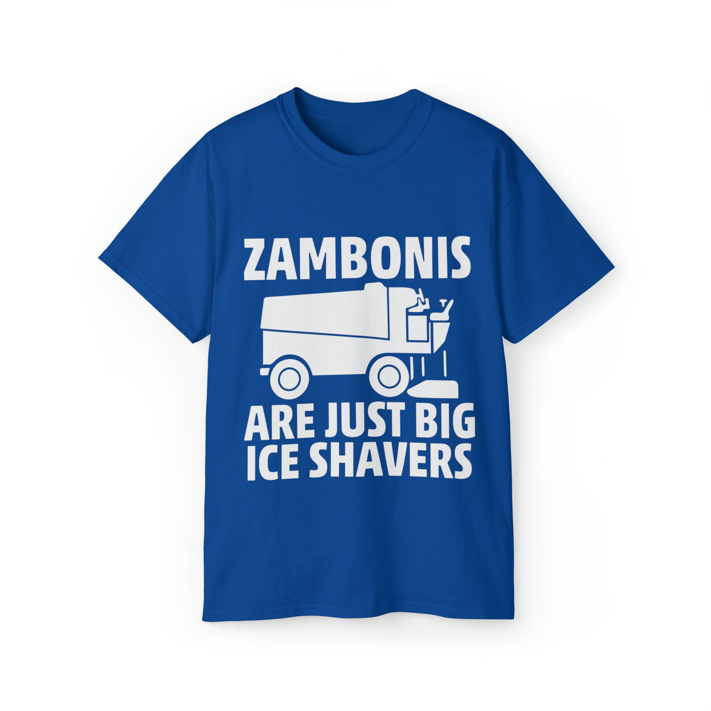 ZAMBONIS ARE JUST BIG ICE SHAVERS