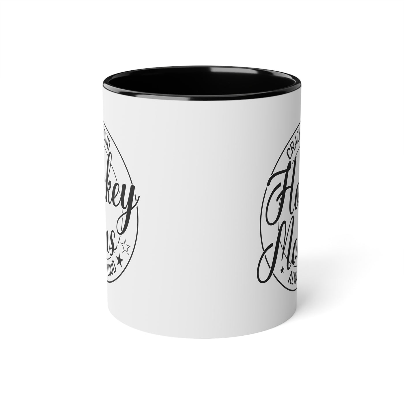 White Accent Mug, 11oz