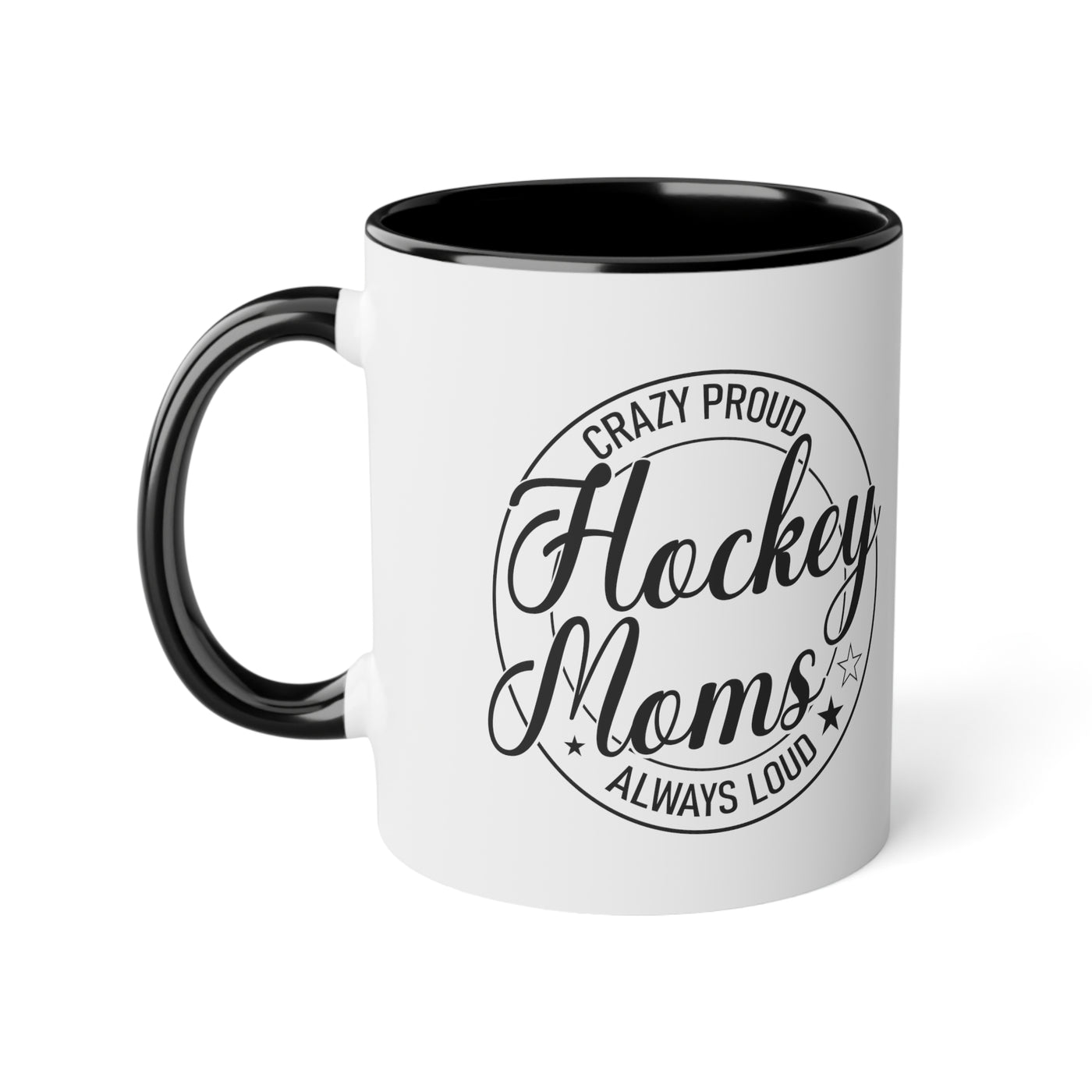 White Accent Mug, 11oz