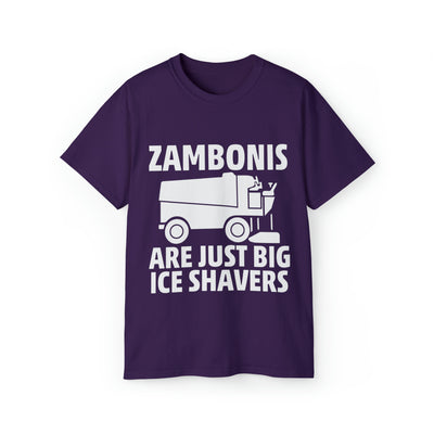 ZAMBONIS ARE JUST BIG ICE SHAVERS