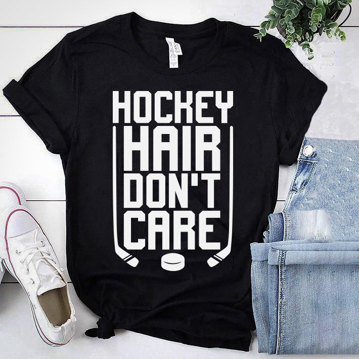 HOCKEY HAIR DON'T CARE