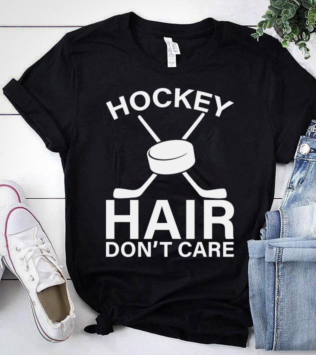 HOCKEY HAIR DON'T CARE